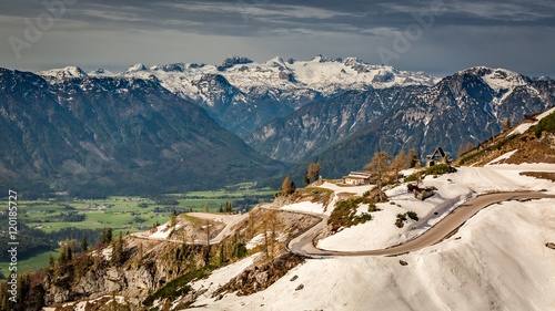 View over the Alps from the Loser place, Austria