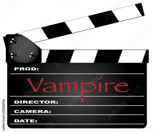 Vampire Clapperboard