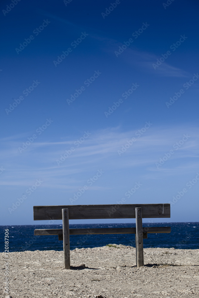 bench seafront