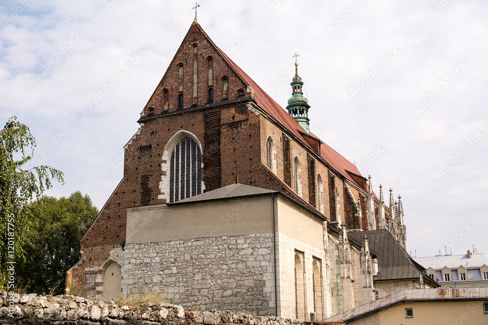 Obraz premium Church of Saint Catherine and Saint Margaret in Krakow (Poland)