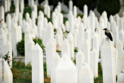 Memorial of the war victims from the Siege of Sarajevo photo