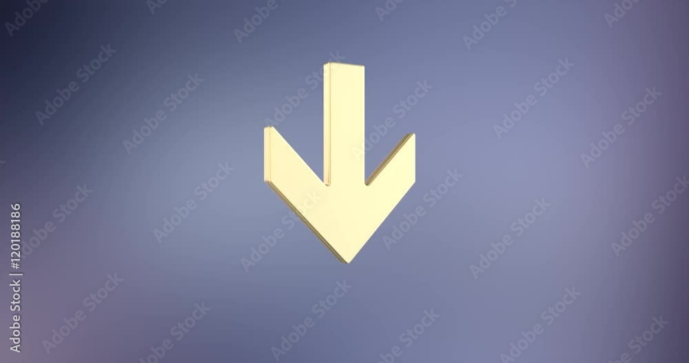 Animated Arrow Down Gold 3d Icon Loop Modules for edit with alpha matte
Animated Arrow Down Gold 3d Icon Loop Modules for edit with alpha matte