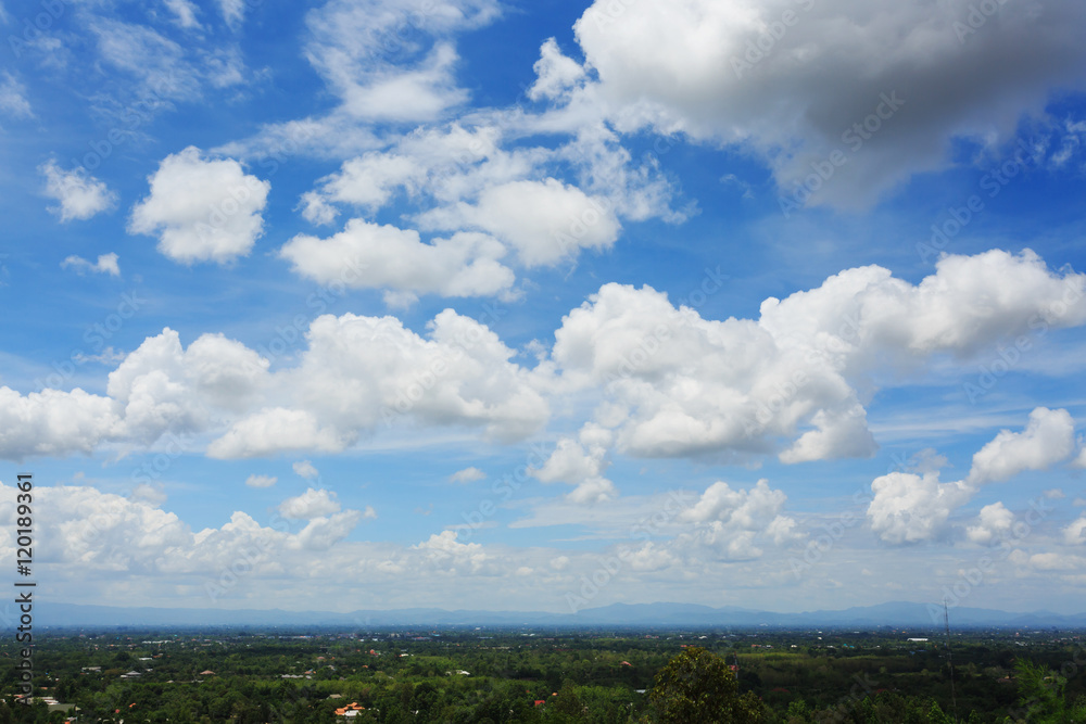 cloudy on dramatic sky