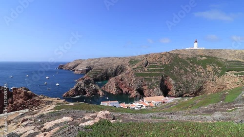 Vista da ilha das Berlengas em Peniche Portugal photo