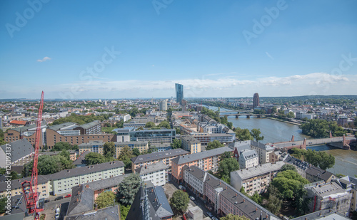 Blick über Frankfurt/Main Richtung EZB © schulzfoto