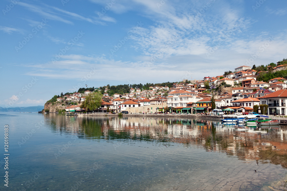 Lake resort of Ohrid, Macedonia