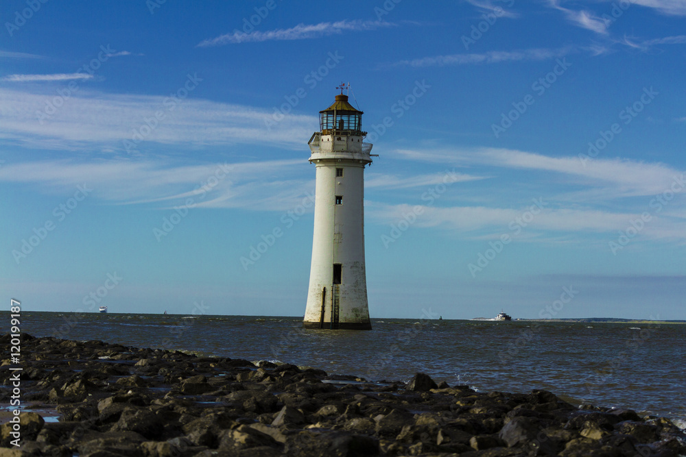Perch Rock Lighthouse, New Brighton, Merseyside 