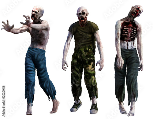 Tableau sur toile Zombies