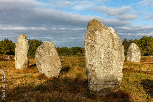 The alignments of Carnac, stone age, France