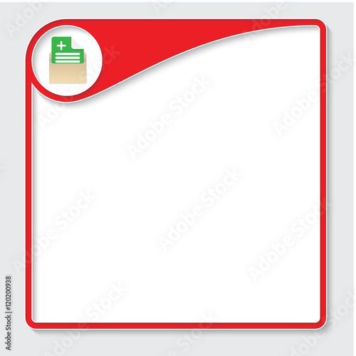 A text box for your text and document
