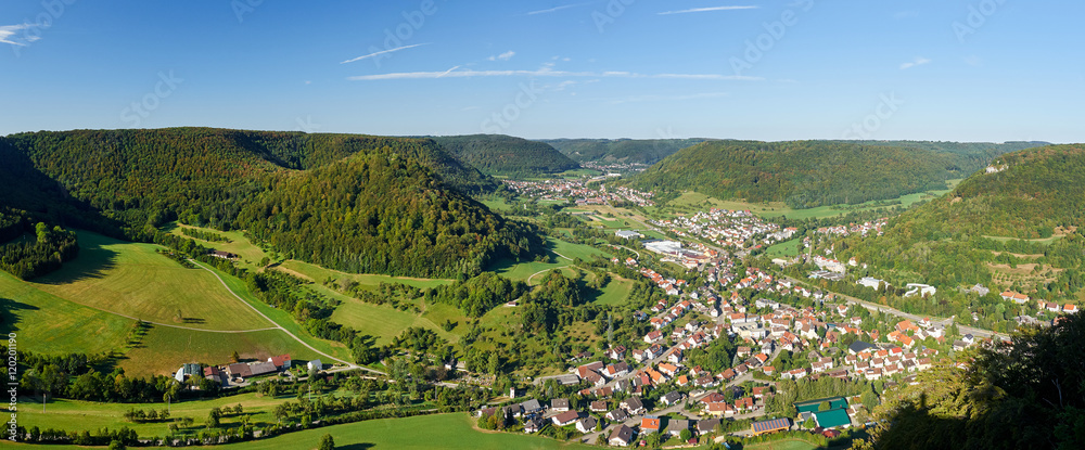 Panorama Bad Ditzenbach (Schwäbische Alb)