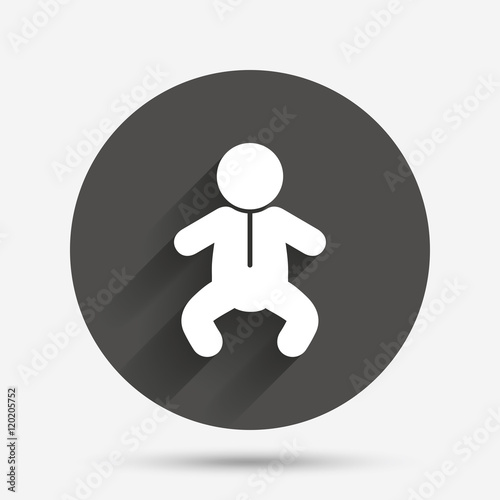 Baby infant sign icon. Toddler boy symbol.