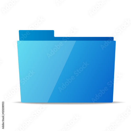 folder for papers. vector illustration