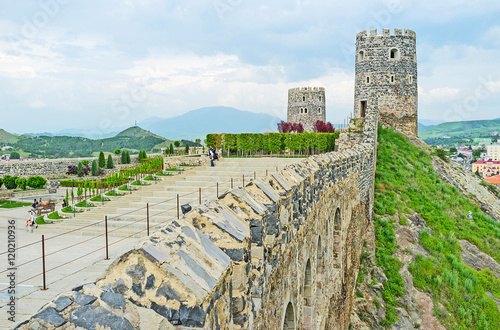 The rampart of Rabati Castle photo