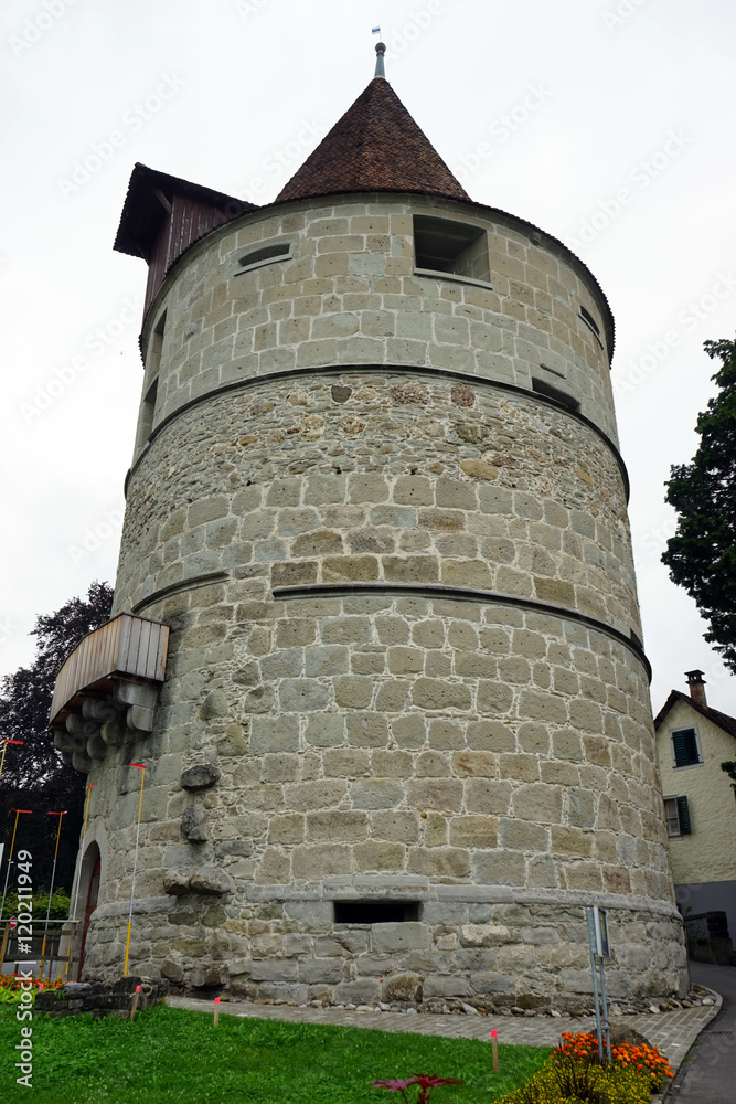 Pulverturm tower in Zug