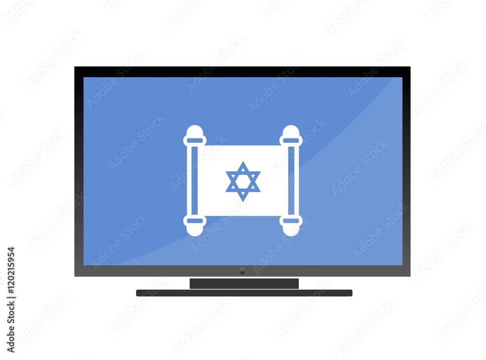 Torah dans un écran de télévision Torah dans un écran de télévision