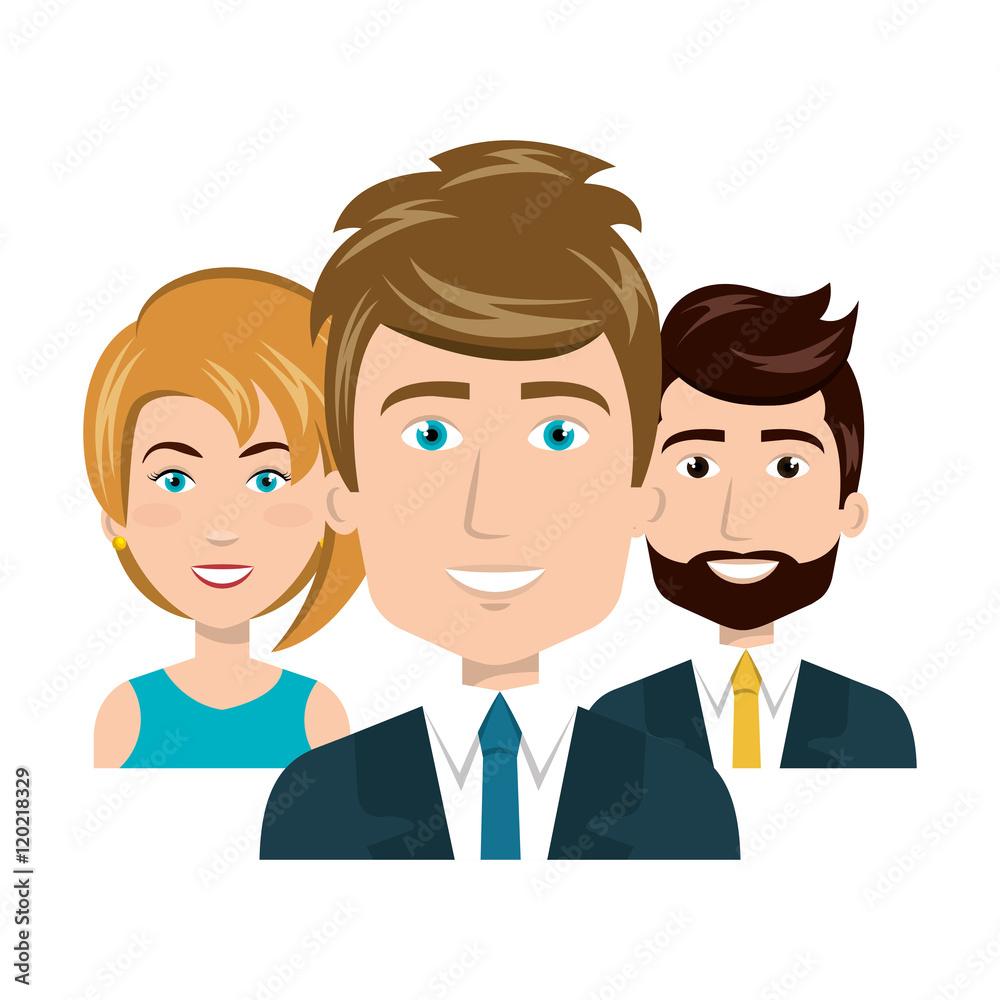 set diverse persons young isolated vector illustration eps 10 set diverse persons young isolated vector illustration eps 10