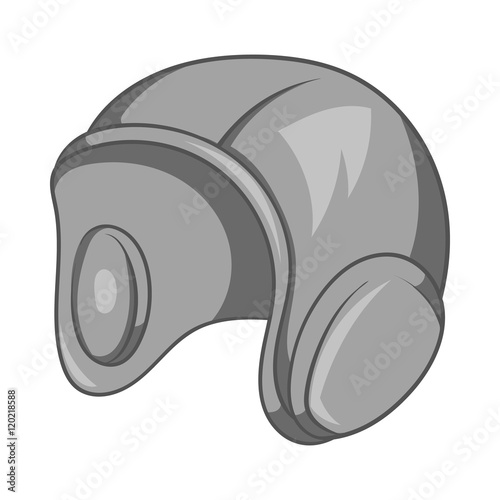 Caps for water polo icon in black monochrome style isolated on white background. Sport symbol vector illustration