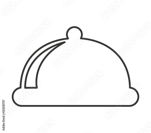 tray server menu isolated icon vector illustration design