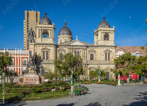 Plaza Murillo and Metropolitan Cathedral - La Paz, Bolivia