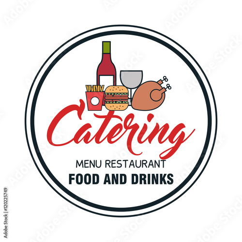 icon catering service food design vector illustration eps 10