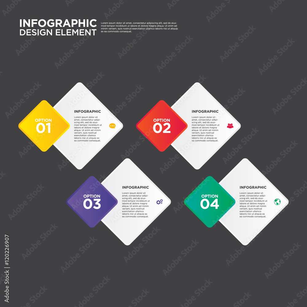 Infographic business report layout design element vector illustration Infographic business report layout design element vector illustration