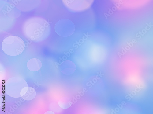 Blue and purple bokeh abstract light background