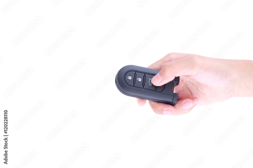 hand presses on the remote control car alarm systems hand presses on the remote control car alarm systems