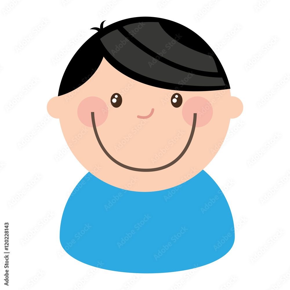little cute boy isolated icon vector illustration design little cute boy isolated icon vector illustration design