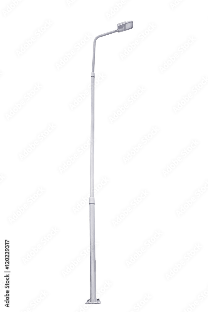 Street light pole isolated. Street light pole isolated.