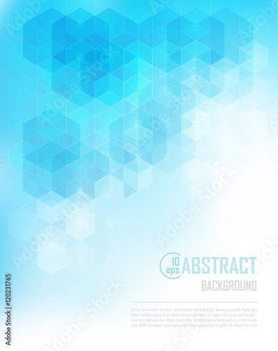 Vector Abstract geometric background. Template brochure design
