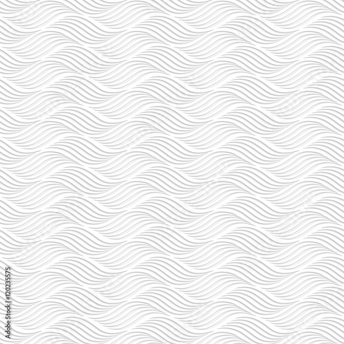 White Wave Pattern #Vector Background