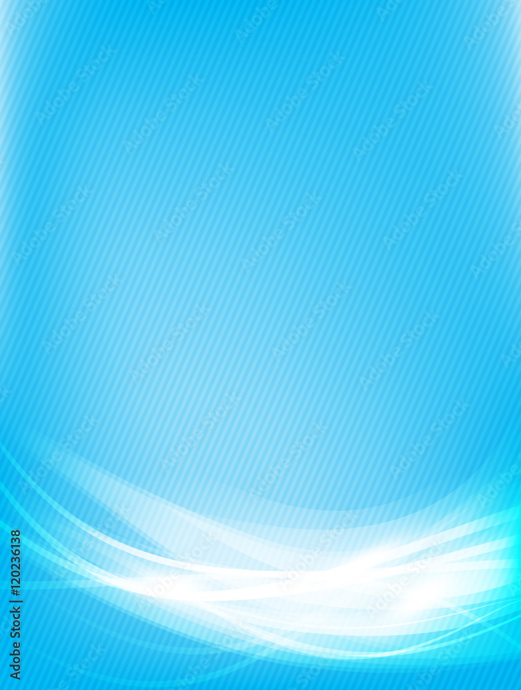 Abstract background blue wave curve and lighting element vector Abstract background blue wave curve and lighting element vector