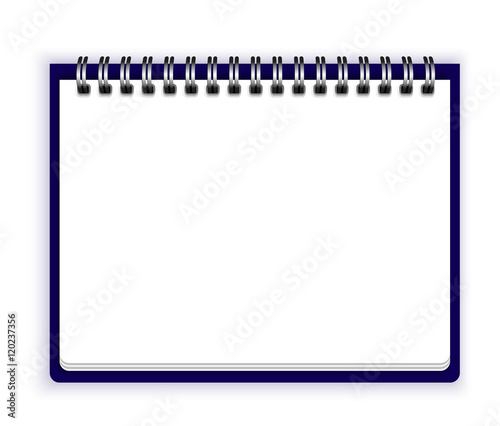 Notebook paper vector