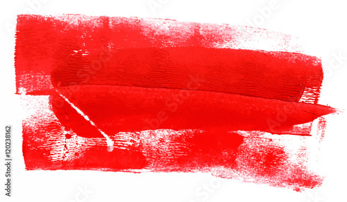 Tablou canvas Abstract background with red paint strokes; scalable vector