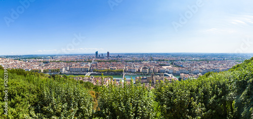 Lyon, France, panorama of the city