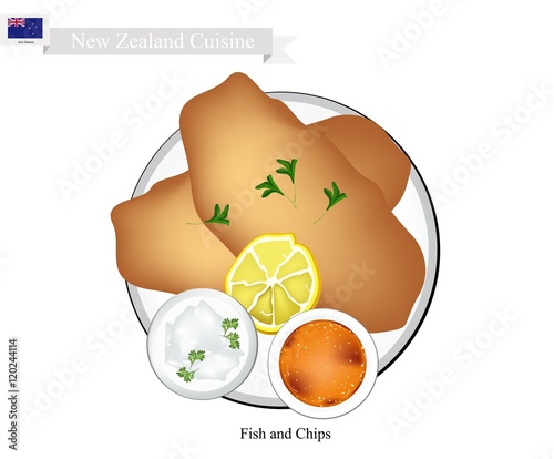 Fried Fish, A Popular Dish of New Zealand