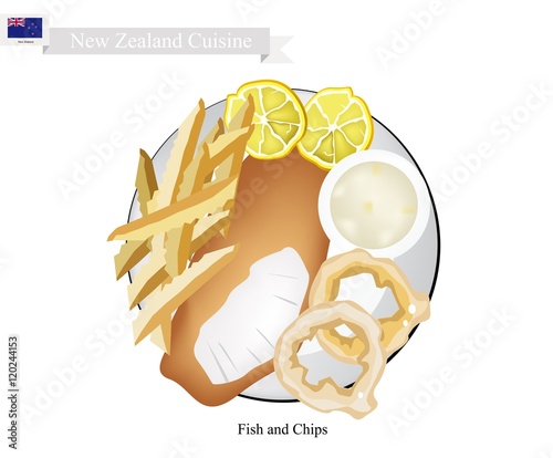 Fish and Chips, A Popular Dish of New Zealand