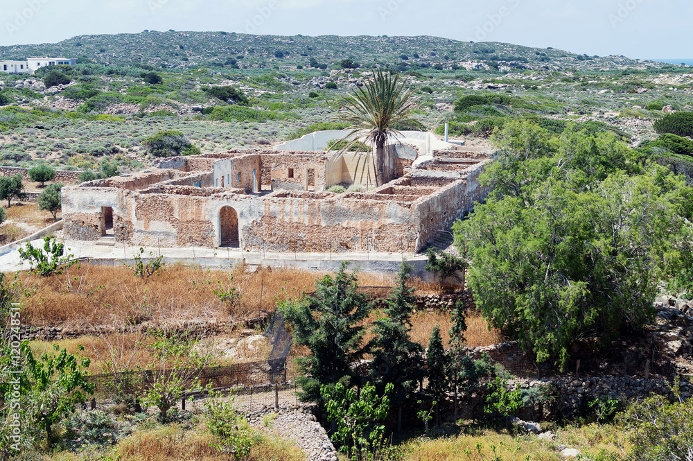 Ruins of old house in Ekklisia Agios Nikolaos
