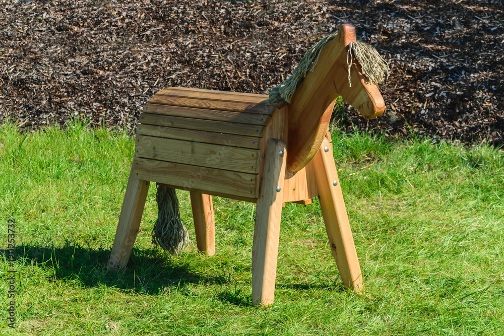  Holzpferd Stock Photo 