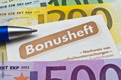 Bonusheft und Eurogeld photo