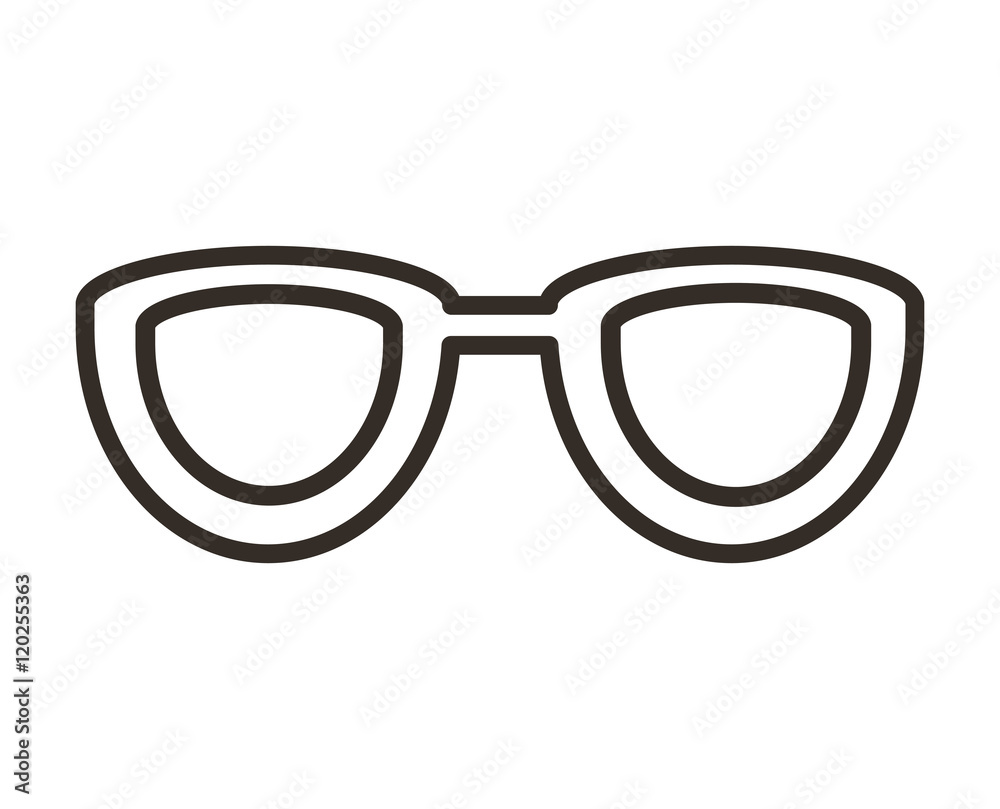 eye glasses isolated icon vector illustration design eye glasses isolated icon vector illustration design