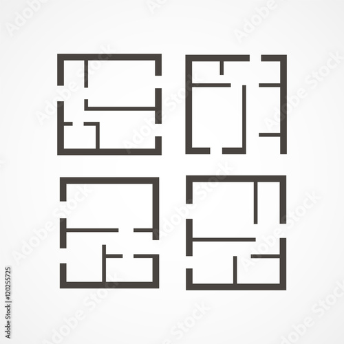 Floor plan icons