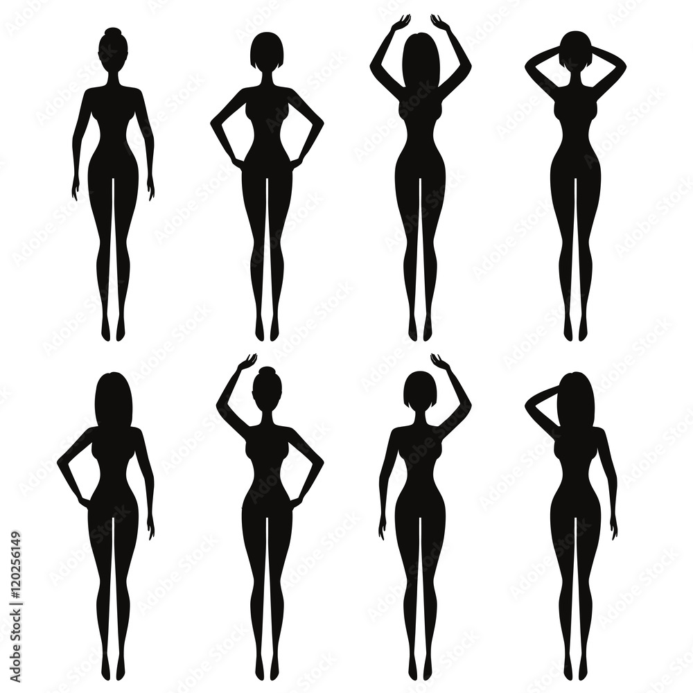 Crowd women silhouette Stock Photos, Royalty Free Crowd women silhouette  Images | Depositphotos