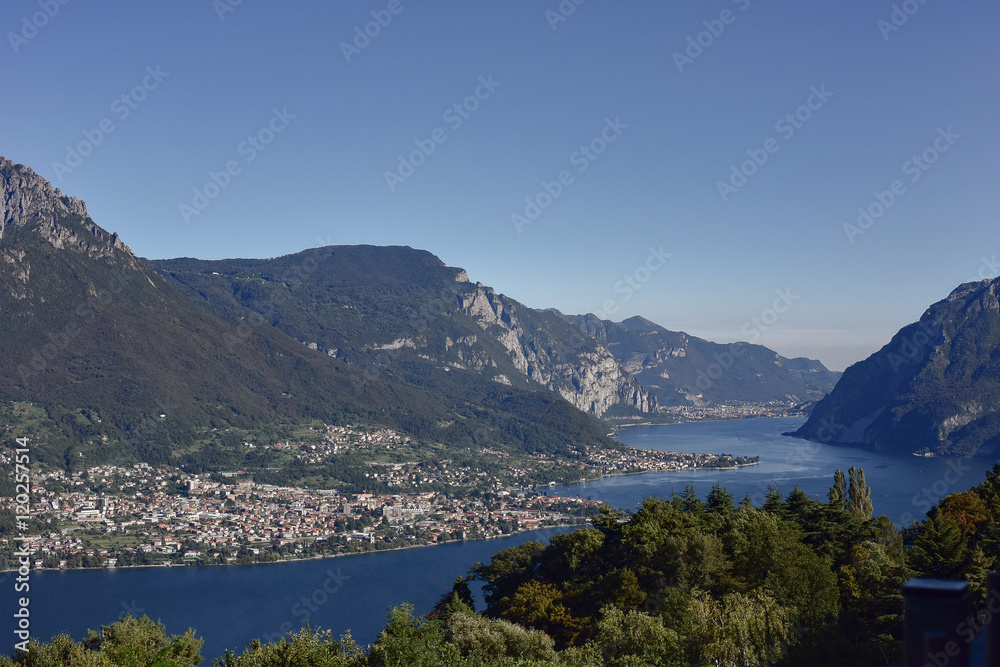 Bellagio: veduta panoramica del lago di Como 