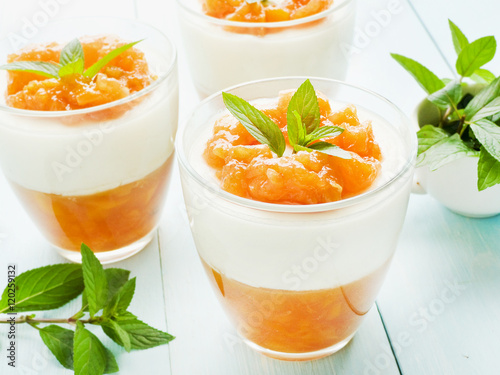Panna cotta photo