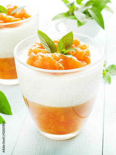 Panna cotta photo