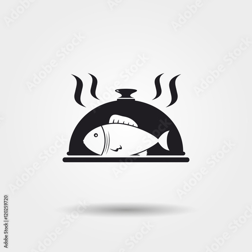 Grilled fish icon