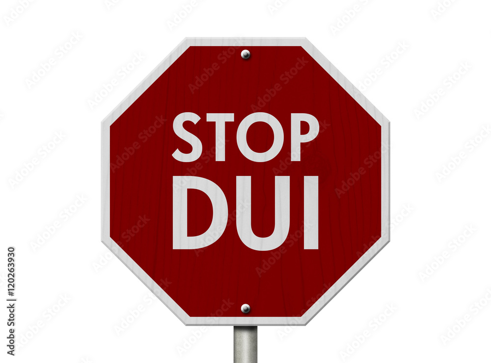 DUI Stop Road Sign DUI Stop Road Sign