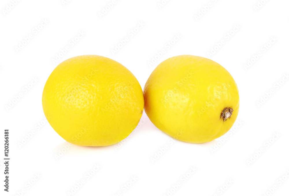 lemon isolate on white background lemon isolate on white background